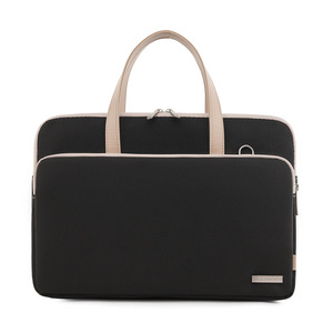 Sac à bandoulière léger en nylon pour ordinateur portable, sacoche étanche en tissu Oxford antichoc, sac à main color block Macaron, nouveau modèle, sacoche fine pour ordinateur portable - Product Image 5