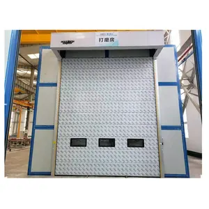 Clear customized size truck bus car paint booth industrial spray booths with CE for sale