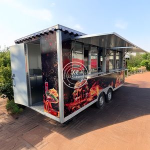 Remorque de restauration rapide en acier inoxydable et aluminium 2025 – Camionnette mobile pratique pour fruits et glaces, idéale pour la vente de snacks et de chips - Product Image 6