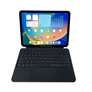 Funda con Soporte Flotante Tipo Folio de 10.9 Pulgadas para <span class=keywords><strong>iPad</strong></span> de 10.ª Generación, con Teclado Magnético Retroiluminado RGB, Interfaz USB, Nuevo - Product Image 1