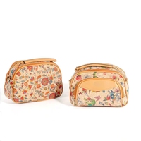 Mini sac à bandoulière à imprimé floral pour femmes avec logo personnalisé en liège Design portable léger disponible