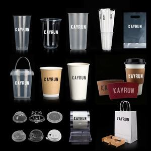 Gelas Plastik Sekali Pakai Ramah Lingkungan dengan Logo Kustom 360-700ml Transparan Bulat Dinding Tunggal Bertekstur 90mm untuk Dessert Kopi Bubble Tea - Product Image 6