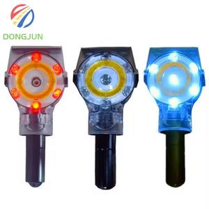 Il collegamento di controllo della temperatura solare ha condotto la sicurezza del traffico di sicurezza stroboscopica spia faro di sicurezza del cono per barricata - Product Image 3