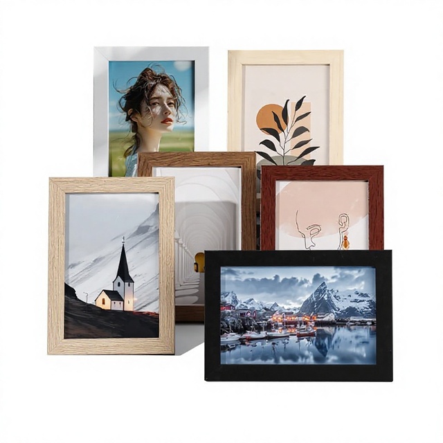 Wholesale for Certified Natural MDF UV Eco-Friendly Photo Frame for Gallery Wall Decor Minimalist Picture Case 4x6 5x7 8x10
