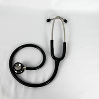 Stéthoscope pédiatrique double tête certifié ISO 13485 de classe I, modèle Deluxe avec construction métallique pour le manuel Classic III