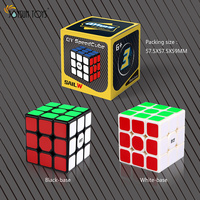 JOYSUN TOYS Ventes Flash Cube Magique Magnétique 3x3x3 en Plastique ABS Jouet Éducatif Puzzle Rapide Autocollants Unisexe 5 ans et plus