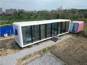 บ้านสำเร็จรูปดีไซน์โมดูลาร์สุดหรูราคาประหยัดสำหรับโรงแรมกลางแจ้ง วิลล่า บ้านพักอาศัยที่สะดวกสบาย ใช้เป็นที่ทำงานได้ เคลื่อนย้ายได้ รุ่น <span class=keywords><strong>X</strong></span> House - Product Image 6