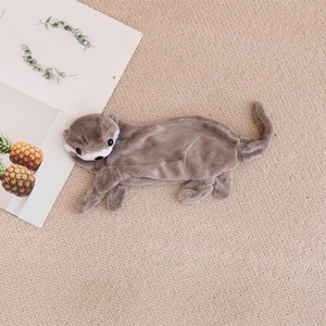 Poupée de loutre créative 40-80cm, coquille en cuir semi-fini, couverture en cuir, jouet en fourrure, poupée de loutre, marionnette en tissu - Product Image 2