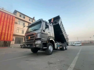 Camion benne basculante diesel Sinotruk Howo robuste 371 ch 20-30 tonnes conduite à droite en U d'occasion 6x4 10 roues - Product Image 6