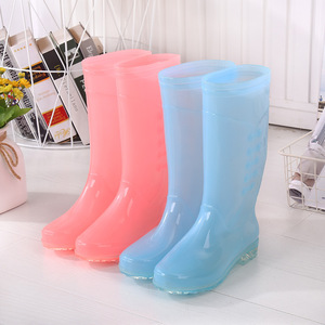 YL7305 PVC couleur bonbon clair <span class=keywords><strong>bottes</strong></span> <span class=keywords><strong>de</strong></span> <span class=keywords><strong>pluie</strong></span> dame Transparent antidérapant imperméable belles <span class=keywords><strong>bottes</strong></span> <span class=keywords><strong>de</strong></span> <span class=keywords><strong>pluie</strong></span> pour femmes chaussures - Product Image 2