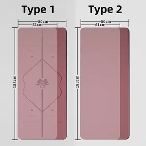 8 мм домашний Пилатес эко нескользящий эстерилла йога оборудование для занятий йогой Tpe коврик для йоги