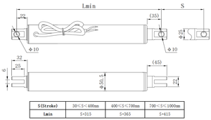 Hoogwaardige lineaire actuator 12V 24V voor camperlift, caravan daklift, systeem voor het optillen van caravans, camperaccessoires, opklapbare camper - Product Image 2