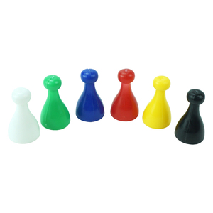 인기있는 플라스틱 Pawns 조각 게임 토큰 보드 게임 Pawns 탁상 마커 구성 요소 교육 완구 어린이 성인 - Product Image 1