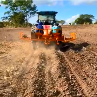 Tracteur de ferme monté 2024 Planteur de manioc Tapioca Mandioca Yuca Semoir Yam Potato Garri Semoirs de repiquage Transplanteurs