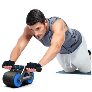 Wholesale Gym Equipment Fitness Exercise Quiet Abdominal Wheel Roller Fitness Belly Muscle Strength Equipment