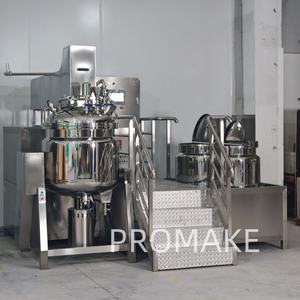 Machine cosmétique 300L pour la fabrication de crème crème confiture sauce tomate pâté Boby lotion homogénéisateur sous vide machine avec réservoir huile et <span class=keywords><strong>eau</strong></span> - Product Image 2