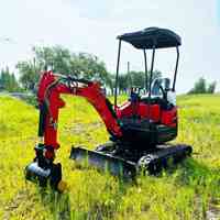 Excavator untuk Proyek Konstruksi Skala Kecil hingga Menengah, Dilengkapi dengan Mesin Diesel Kubota dan Pemberat.