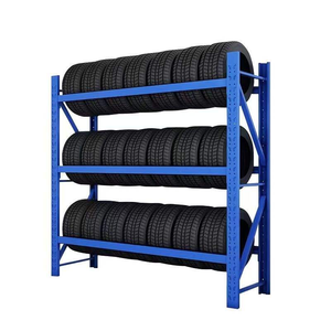 Orta ölçekli 4s oto tamir atölyesi çok fonksiyonlu lastik istifleme rafı korozyon koruması çelik malzeme 4 katmanlı geçmeli - Product Image 3