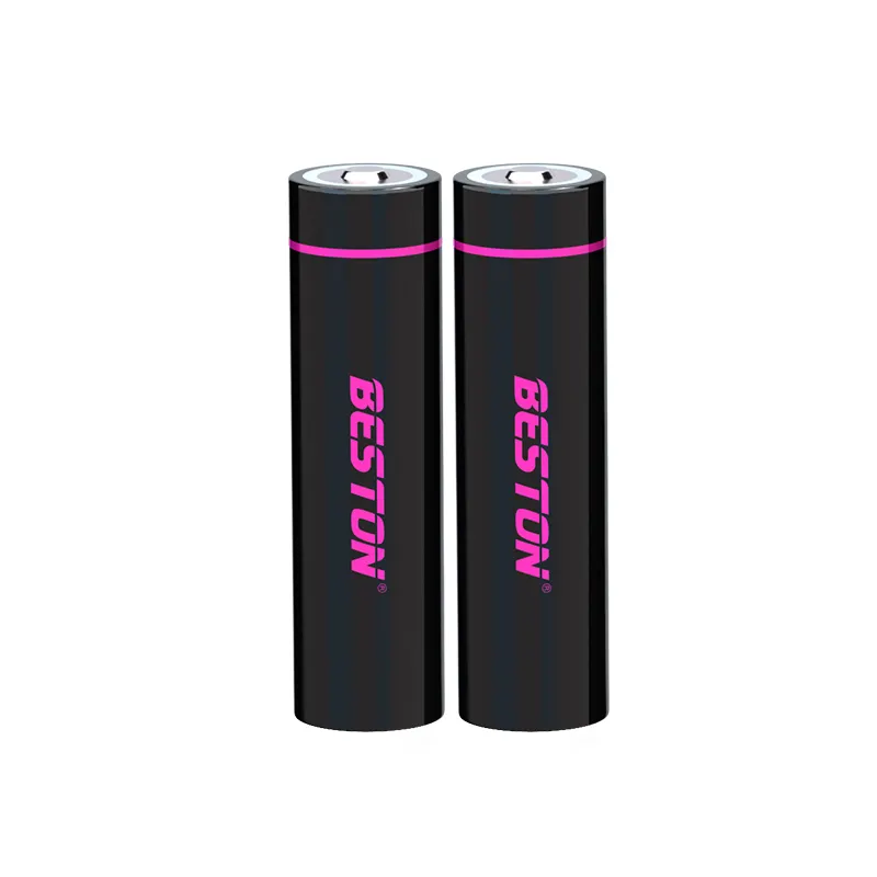 BESTON Point Top 3.7V 18650 batteria ricaricabile agli ioni di litio 2600mAh per torcia elettrica grande capacità di supporto della batteria OEM