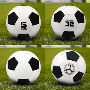 <span class=keywords><strong>Pallone</strong></span> da calcio in <span class=keywords><strong>bianco</strong></span> <span class=keywords><strong>e</strong></span> <span class=keywords><strong>nero</strong></span> da calcio in stile classico taglia 5 - Product Image 6