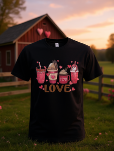 T-shirt da donna per San Valentino con stampa cavallo, in cotone, girocollo, manica corta, vestibilità regolare, stile primavera-estate - Product Image 2