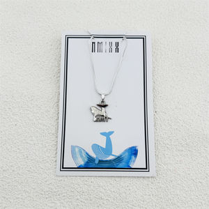 KPOP StrayKids NMIXX IVE (G)I-DLE ZB1 Babymonster металлическое ожерелье с логотипом Регулируемая металлическая цепочка унисекс аксессуары подарок вееру - Product Image 3