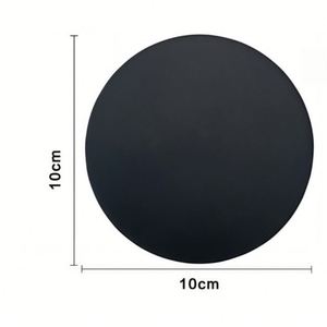 10cm <b>Silicone</b> Cup Mat Custom Printed Logo <b>Waterproof</b> Anti Slip Heat Resistant Table Protector for Tea - Product Image 4