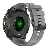 Nouvelle arrivée Montre connectée K76C avec lampe torche, boussole, GPS, surveillance de la santé, écran TFT 1,39 pouces, étanche 3ATM, montre connectée de sport d'extérieur