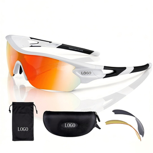 Lunettes de soleil de sport personnalisées TR90 UV400 polarisées avec protection UV, photochromiques, pour le cyclisme, avec verres en PC légers, pour la course à pied - Product Image 1