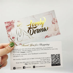 Carte de remerciement personnalisée de luxe en papier épais, carte de vœux de Noël, carte de vœux d'anniversaire colorée - Product Image 4