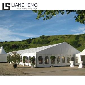 خيمة بتصميم رائج للمناسبات الخارجية بإطار من سبائك الألومنيوم، خيمة مخصصة للحماية من الأشعة فوق البنفسجية لحفلات الزواج - Product Image 2