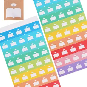 Fitness Stickers Planner Calendar Label Colorful Weight Scales Plan Stickers Calendar Sticker for Daily Plan DIY Scrapbooking