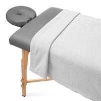 Table de Massage lit de Spa 380gsm Polyester Microplush couverture de jet de tache