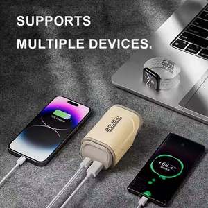 พาวเวอร์แบงค์ 3 in 1 PD 20W ช่องเสียบคู่ ชาร์จเร็ว พร้อมปลั๊กไฟ AC ในตัว สายชาร์จในตัว ชาร์จเร็ว พกพาสะดวก - Product Image 6