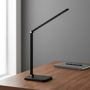 Lampe de table LED rechargeable noire F-Bright 6,5W 280Lm CCT dimmable avec base E27 IP44 en aluminium alimentée par USB (1950022-N) - Product Image 3