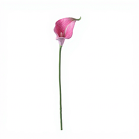 Bunga Buatan Mini Calla Lily Dekorasi Rumah Perlengkapan Pernikahan Buket Bunga Buatan