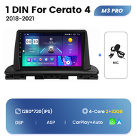 Système audio multimédia de voiture MEKEDE M6 PRO Android 12 QLED pour 1 DIN KIA Cerato 4 2018 2021 kenwood système audio de voiture