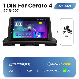 ระบบเครื่องเสียงมัลติมีเดียสำหรับรถยนต์ M6แอนดรอยด์12 QLED สำหรับ1 DIN Kia Cerato 4 2018 2021 <span class=keywords><strong>Kenwood</strong></span> - Product Image 3