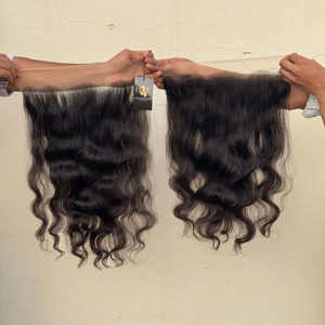 Paquets brésiliens de cheveux humains bruts en vrac 11A 12A à prix d'usine et fermeture frontale en dentelle HD 6x6 5x5 - Product Image 1