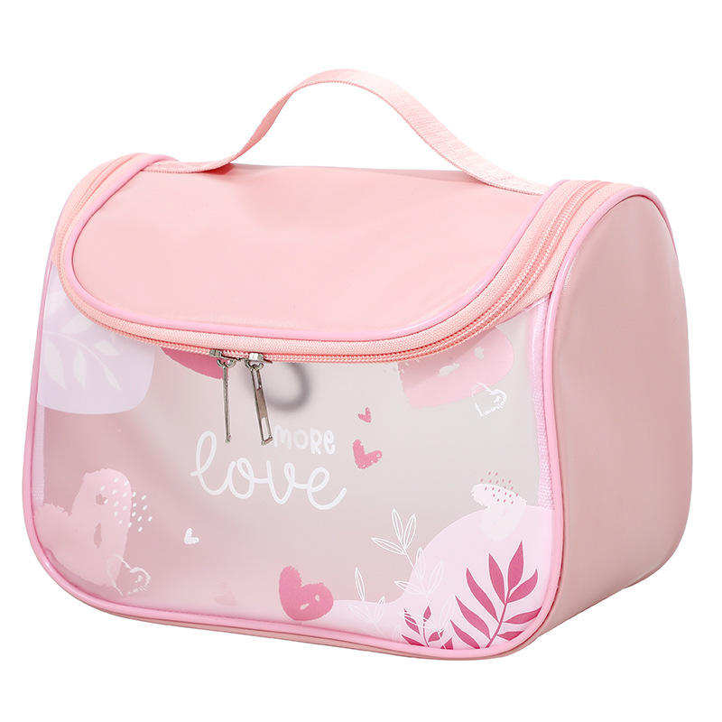 Pink Frosted Wash Bag