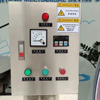 Cuve de mélange monocouche en acier inoxydable SS316/304 avec agitateur à pales et moteur pour produits liquides à faible viscosité 200L/H