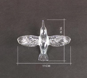 Đèn chùm Lumind, đèn treo trong suốt bằng nhựa hình chim ruồi, trang trí đám cưới - Product Image 6