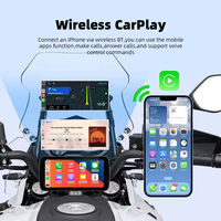 Reproductor Multimedia para Motocicleta con Pantalla Táctil de 6.25 Pulgadas, Impermeable IP67, Android Auto Inalámbrico