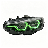 Feux avant fumés RGB style BMW Série 4 F32 SJC 117-20, pièces auto, DRL, accessoires auto, bleu coloré