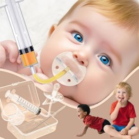 Seringue de 10 ml en silicone pour médicaments pour bébé, sucette, ensemble d'alimentation pour bébé