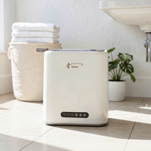 Lavadora-secadora eléctrica portátil Sudex 4L Mini con tina de acero inoxidable, 4 programas de lavado, entrada y salida de agua automática, uso doméstico, alta capacidad. - Product Image 1