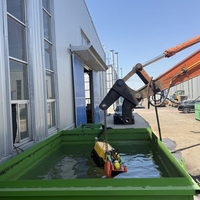 Robot de nettoyage de boues de haute qualité, mini-machine d'extraction de sable de rivière, drague à boues, pompe à aspiration à jet, moteur