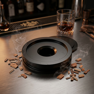 Smoker de couleur noire, Smoker en métal, Smoker à cocktails, Smoker à cocktails en métal - Product Image 1