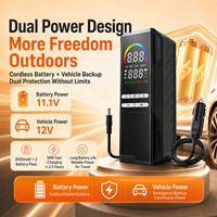 Car Tire Inflator Wireless 6000mAh Portable Digital Screen Emergency Rechargeable Compressor Air Pump