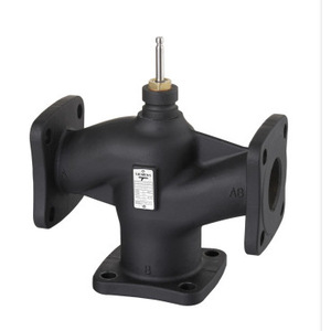 วาล์วควบคุมสองทางแบบหน้าแปลน Siemens DN65 PN16 เหล็กหล่อ แบบไหลเชิงเส้น มาตรฐานเยอรมัน - Product Image 2